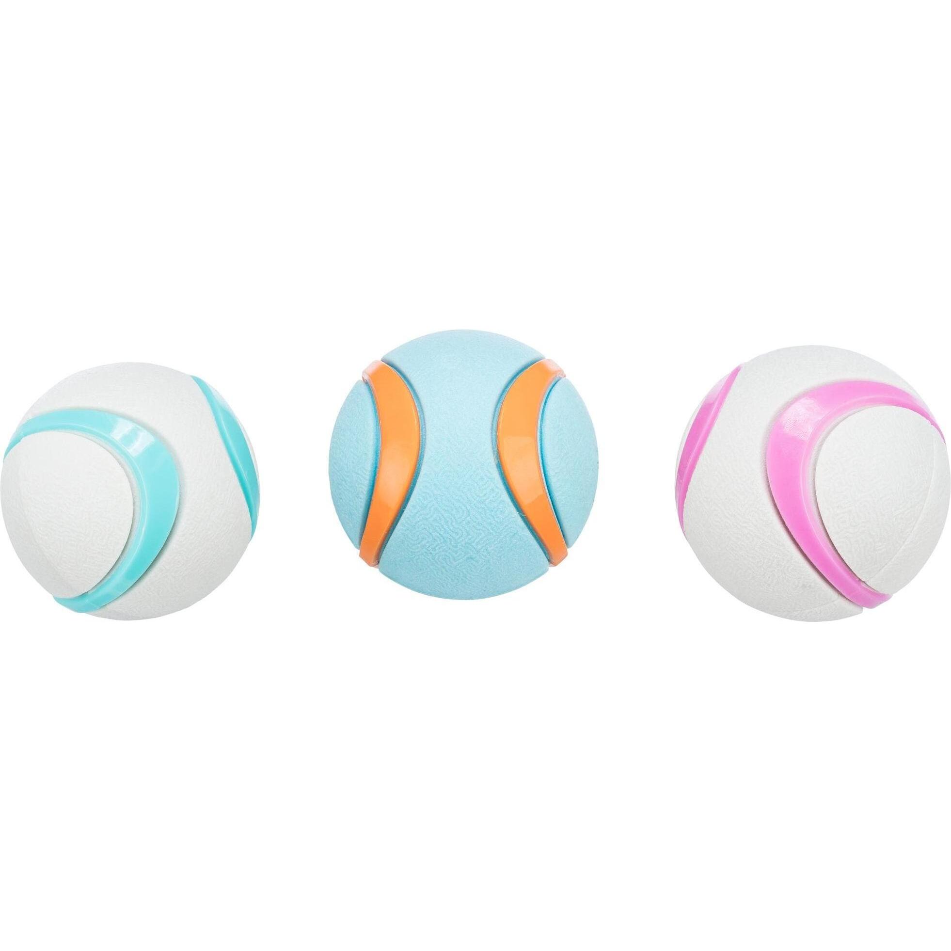 Trixie 33410, Dog, Ball, Multicolour, Thermoplastic Rubber (TPR), 6 cm (Kauspielzeug), Hundespielzeug