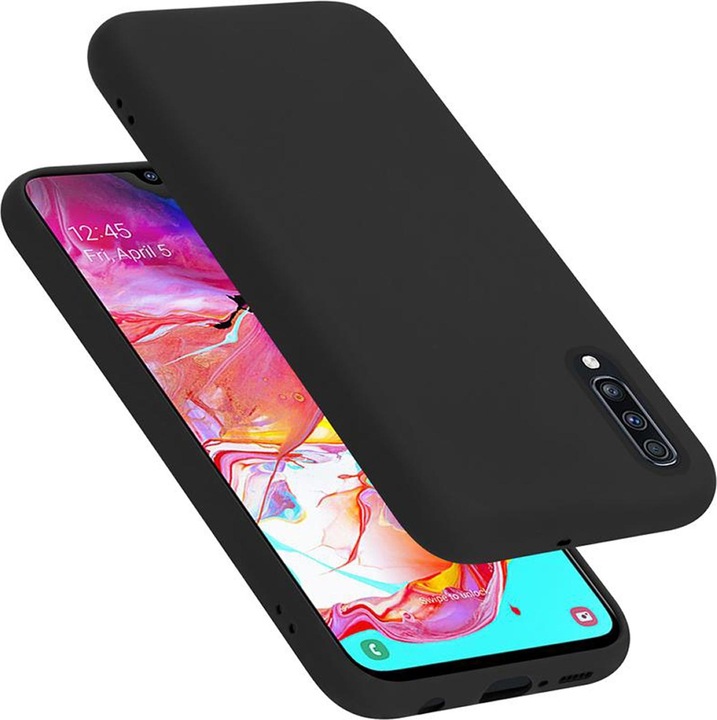 Produktbild Cadorabo TPU Liquid Silicone Case Cover (Samsung Galaxy A70, Samsung Galaxy A70S)