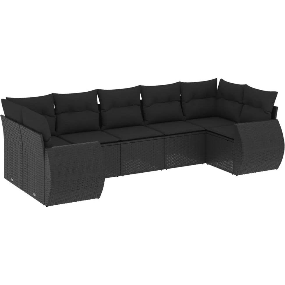 VidaXL, Gartenlounge, 10-tlg. Garten-Lounge-Set mit Kissen