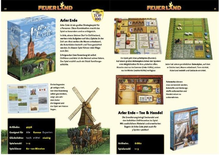 Produktbild Feuerland FEU41376 - Arler Erde, 1-2 Spieler, ab 14 Jahre (DE-Ausgabe) (Deutsch)
