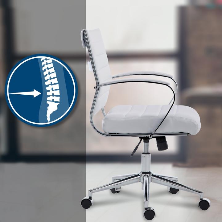 Actual product image CLP Oakland office chair, height-adjustable and swivelling
