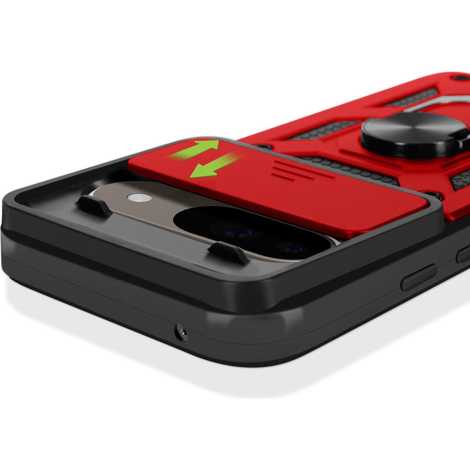 Thumbnail - Mayaxess ProtectorRing Case (Google Pixel 9), Smartphone Hülle, Rot