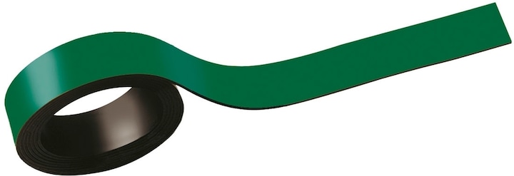 Produktbild Maul HEBEL Magnetstreifen (B)20 mm x (L)1.000 mm, grün beschriftbar, individuell zuschneidbar, Stärke: 1 (2 x)