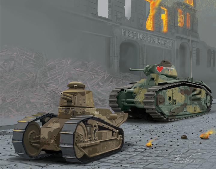 Produktbild Revell Char B.1 bis Renault FT.17