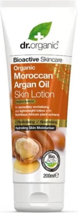 Produktbild Dr. Organic Moroccan Argan Oil Lotion Moisturising for Normal and Dry Skin 200ml (Körperlotion, 200 ml)