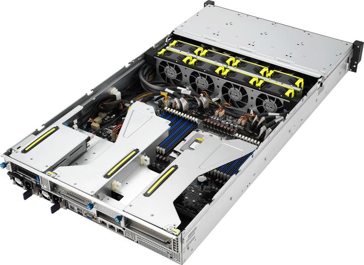 Actual product image ASUS Server RS521A-E12-RS24U/1G/2kW/16NVMe/FAN/RH/OCP/GPU