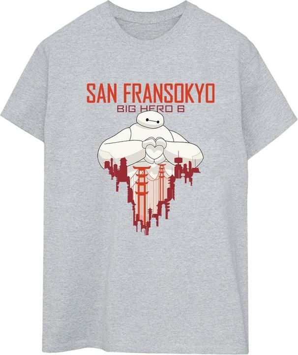 Image du produit Disney - T-shirt BIG HERO BAYMAX SAN FRANSOKYO HEART - Femme (3XL)