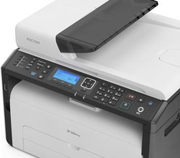 Actual product image RICOH SP 220SFNw (Laser, Black and white)