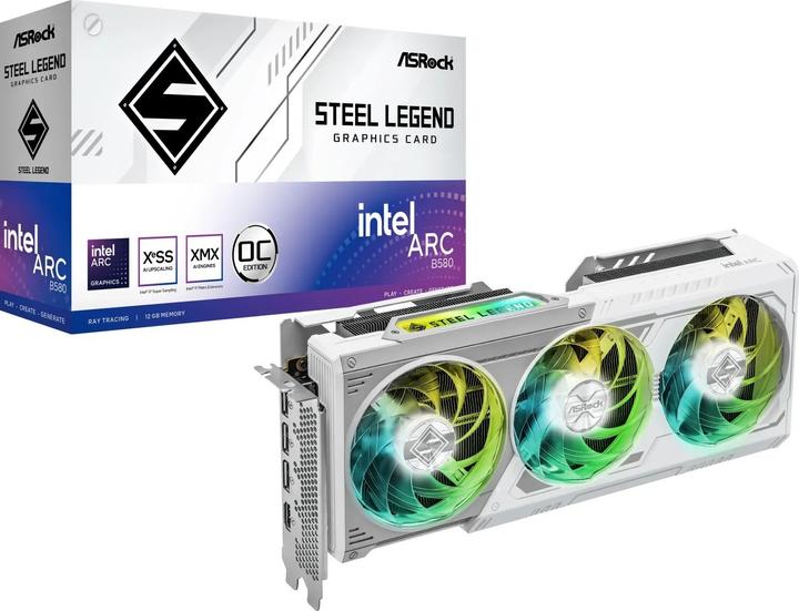 Actual product image AsRock Arc B580 Steel Legend OC (12 GB)