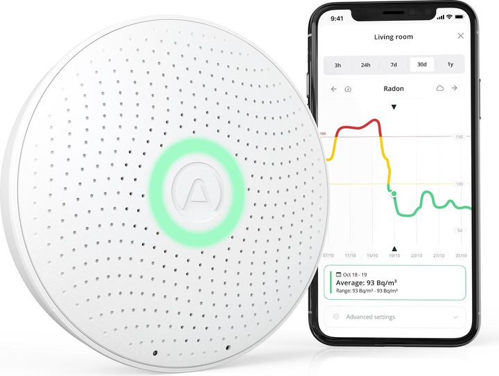 Produktbild Airthings Wave Plus Raumluft-Sensor