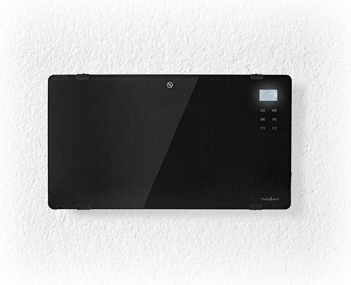 Actual product image Nedis HTPL20FBK. Type: Electric convector space heater, Cable length: 1.5 m, International protection (2000 W)