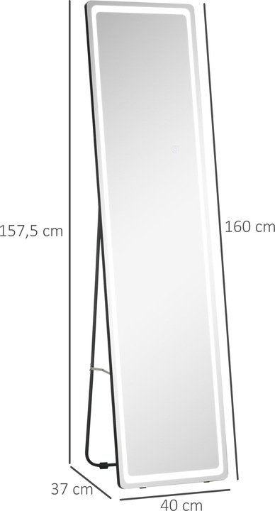 Actual product image Homcom Dressing mirror (40 x 51 x 156.5 cm)