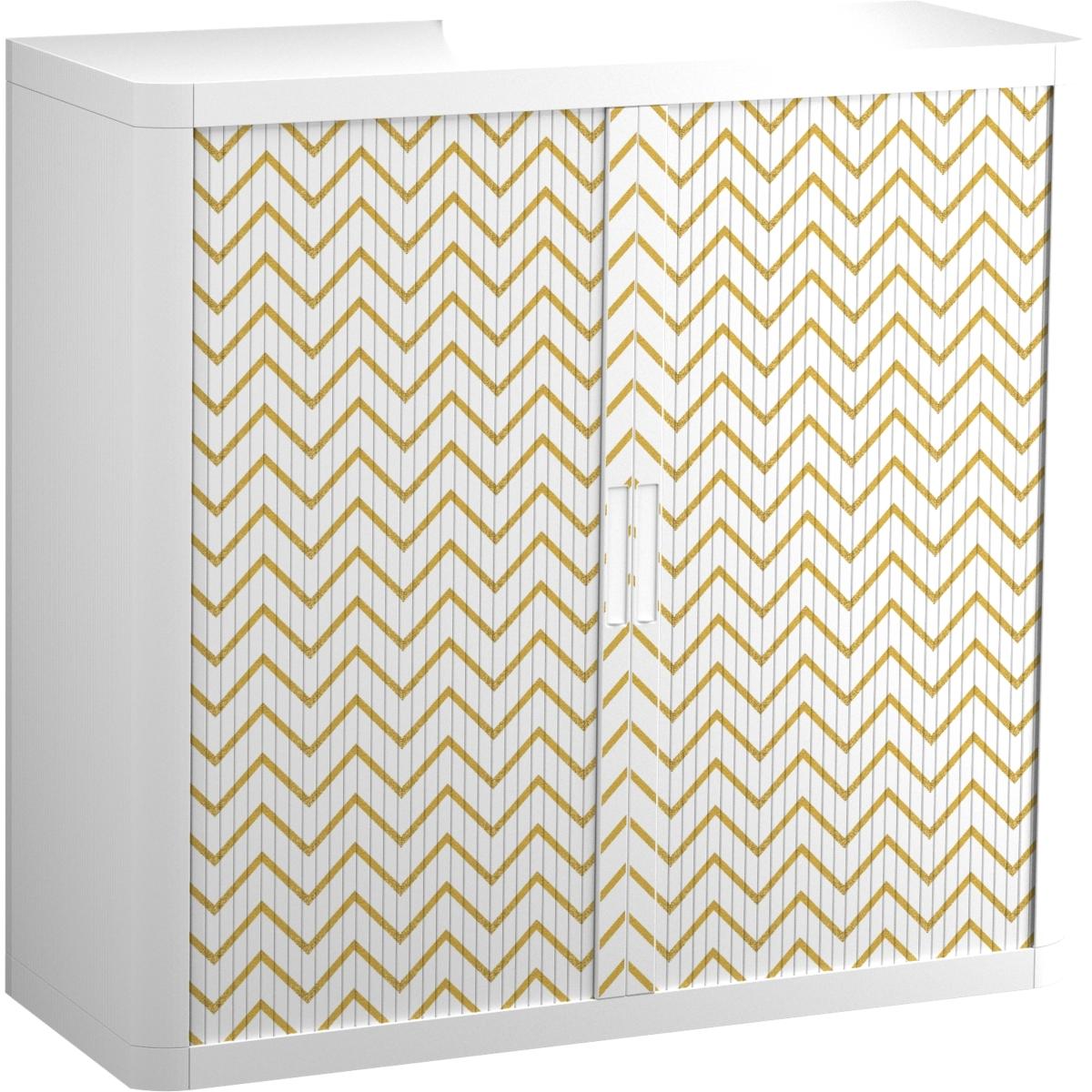Paperflow, Aktenschrank, easyOffice Classic Chic Rollladenschrank 60052 1 Fachboden 110,0 x 41,5 x 104,0 cm