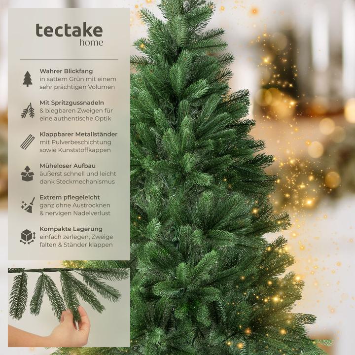 Produktbild tectake Künstlicher Weihnachtsbaum (140 cm)