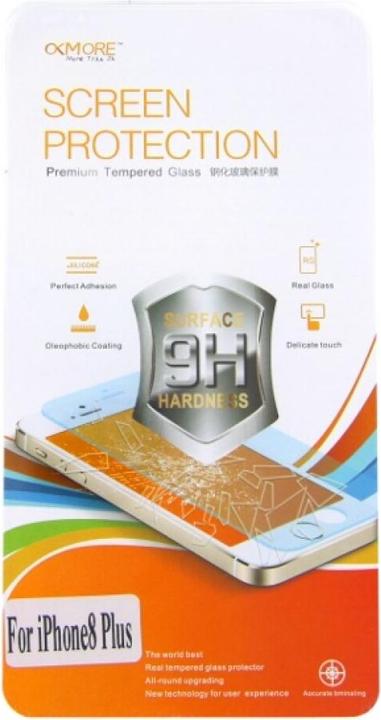 Immagine prodotto Okmore Pellicola protettiva 9H per iPhone 8 plus (1 pz., Apple iPhone 8 Plus)