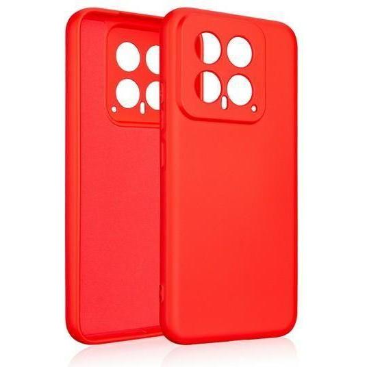 Beline Custodia in silicone Xiaomi 14 czerwony/rosso (Xiaomi 14), Cover smartphone, Rosso