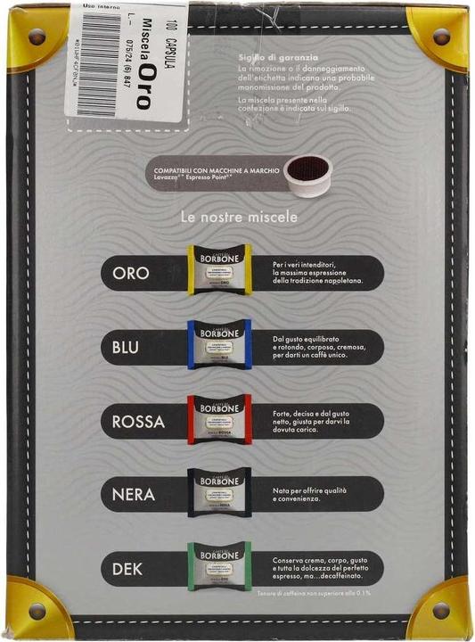 Produktbild Caffè Borbone Miscela Oro (100 x Port.)