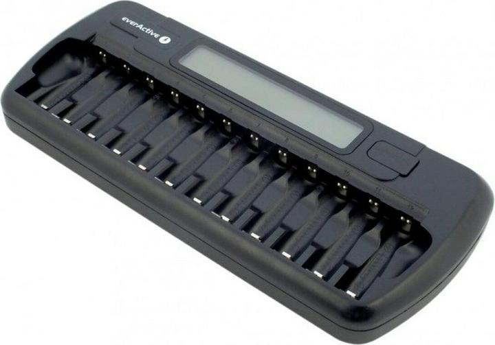 Produktbild Everactive 1-12 AA / AAA battery charger with LCD display (1 Stk., AAA, AA, Ladegerät ohne Akku)