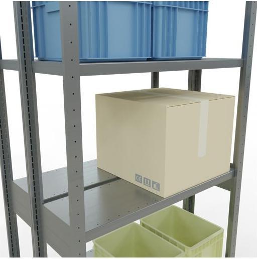 Actual product image Schulte Lagertechnik Double basic shelf MULTIplus250