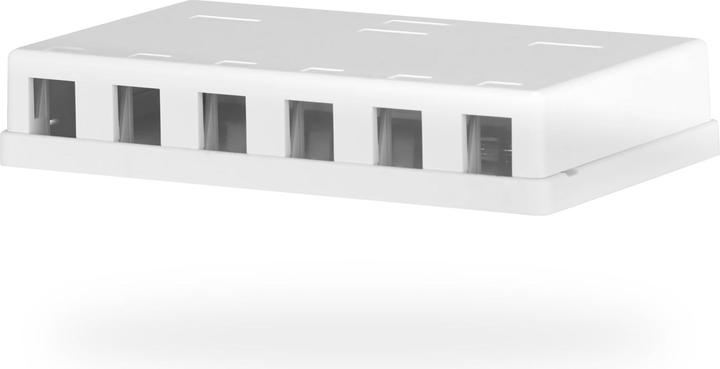 M-Cab Keystone Box 6port Surf-Mounted (Keystone module holder)