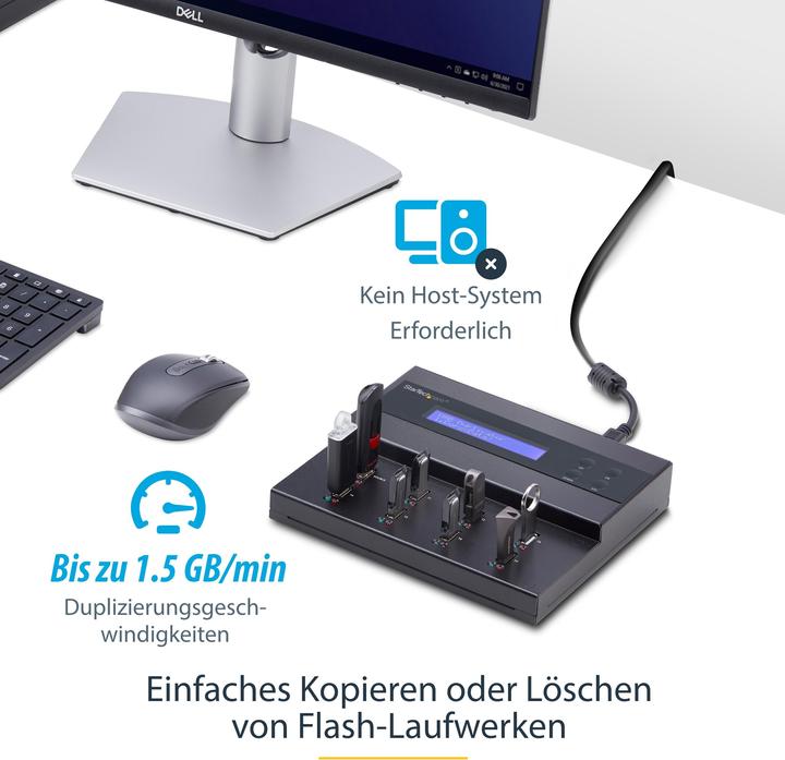 Actual product image StarTech USB Duplicator - 1:7 - USB Sticks - Flash Drive Duplicator (USB-A, 7 Ports)