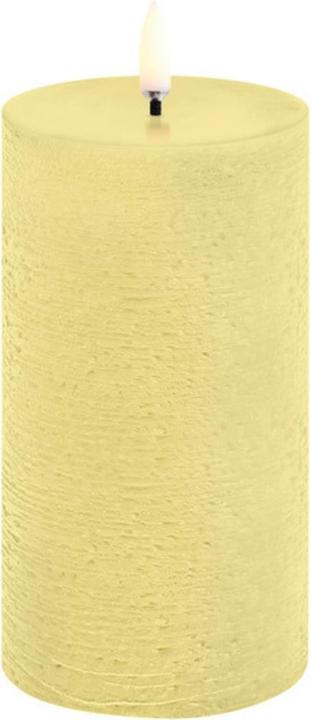 Uyuni Lighting Pillar LED-Kerze Rustic wheat yellow 10,1cm (1x)