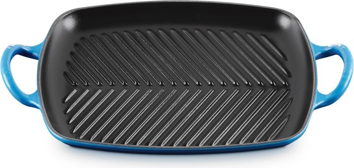 Actual product image Le Creuset GRILL PLATE RECTANGULAR SIG 30 CM Azure