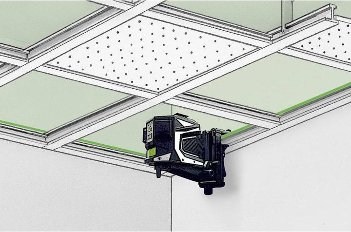 Actual product image Laserliner CrossGrip Pro clamp and wall mount - 036.24