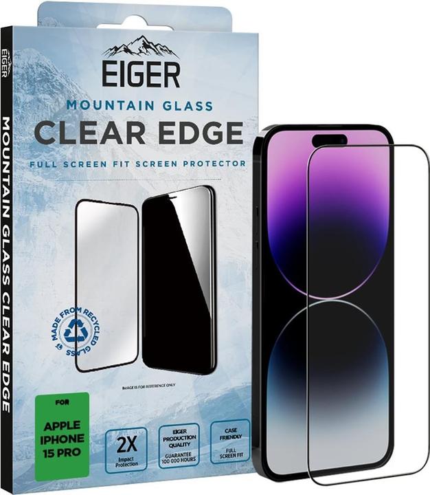 Produktbild Eiger Clear Edge (1 Stück, Apple iPhone 15 Pro)