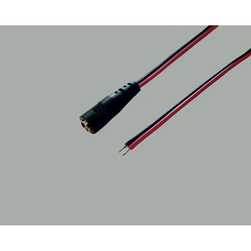 Thumbnail - BKL Electronic DC-Anschlusskabel, Zwillingsleitung, Elektronikkabel + Stecker, Rot, Schwarz