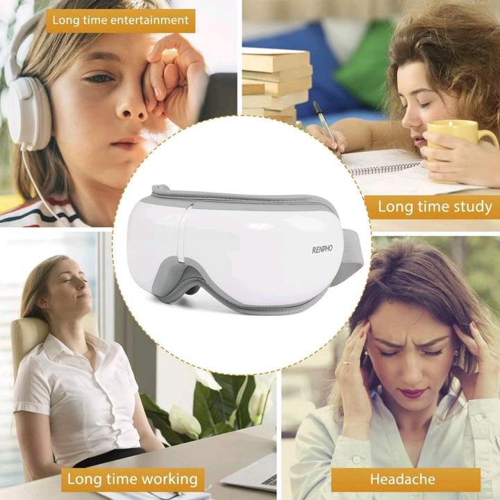 Actual product image Renpho Eyeris 1 - Eye Relieve Massager with Remote Contol - White