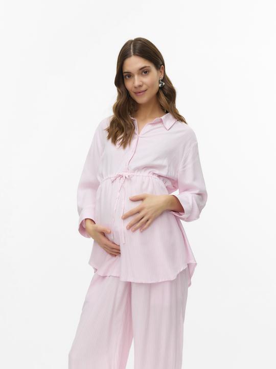 Produktbild Mamalicious Normal geschnitten Hemdkragen Ärmelbündchen mit Knopf Hemd Hemd