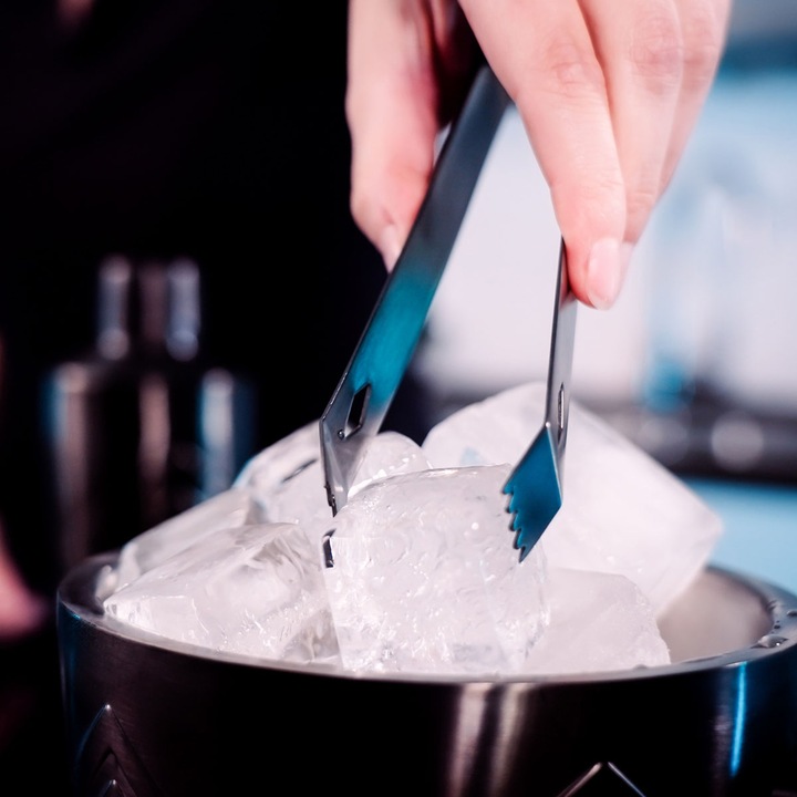 Immagine prodotto Lurch Pinze per gelato grigio fumo (Paletta per il ghiaccio + pinze per il ghiaccio)