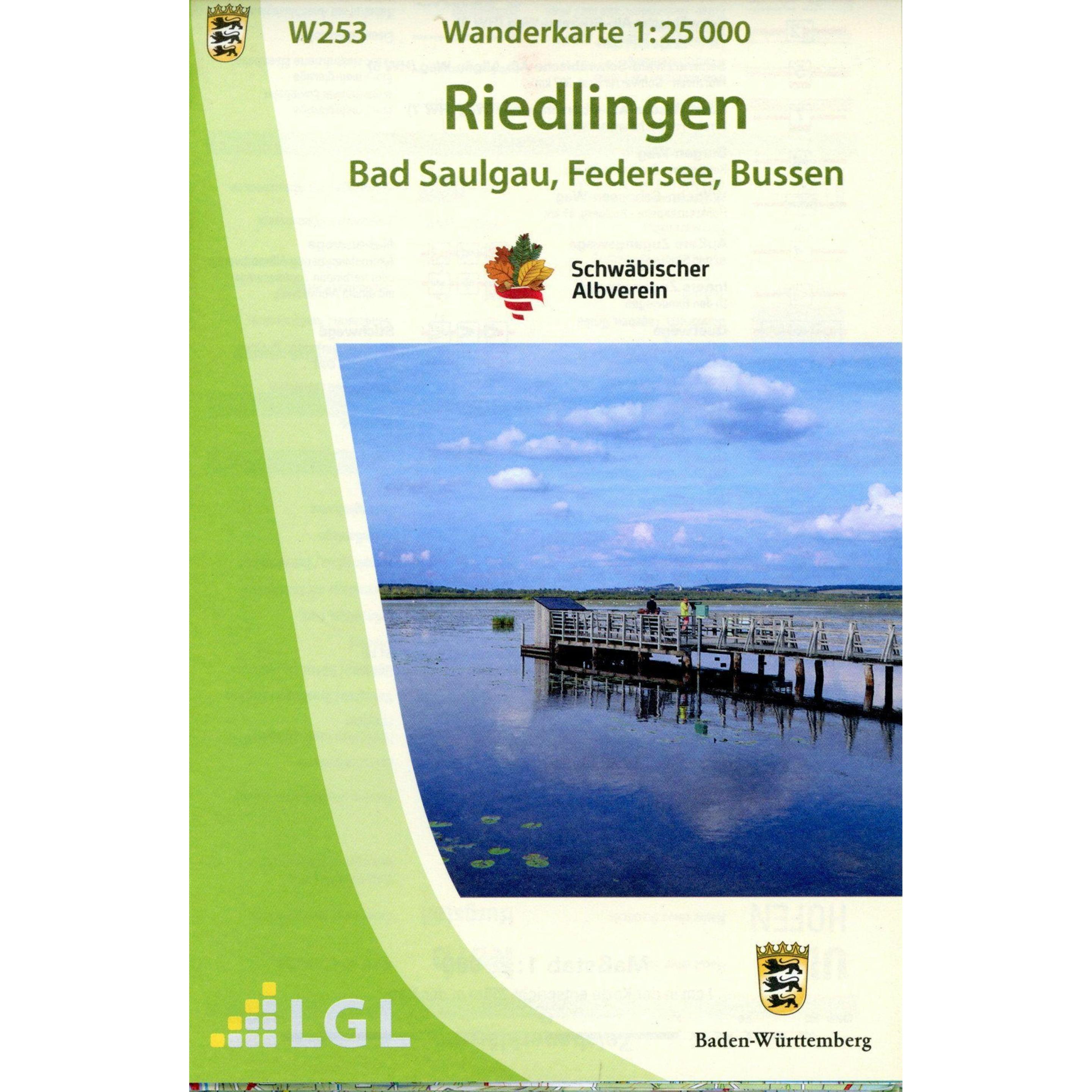 LGL BW W253 Wanderkarte 1:25 000 Riedlingen (42390627)