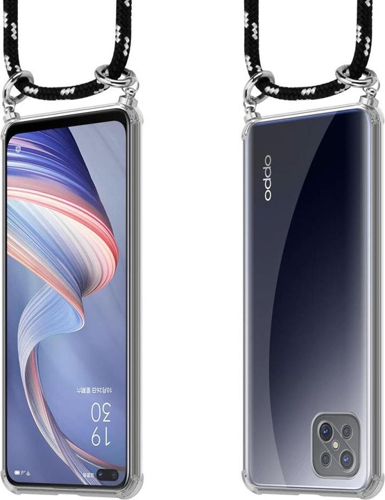 Produktbild Cadorabo TPU Handy Kette SILBER Cover