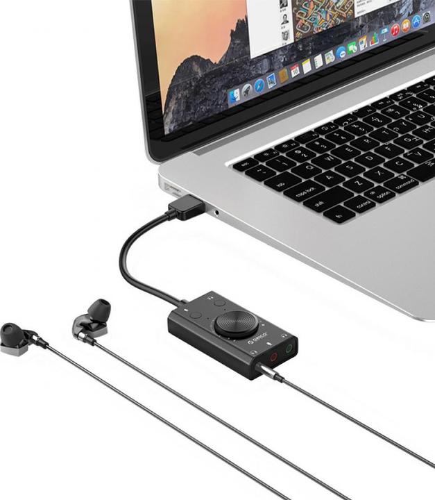 Image du produit Orico Carte son externe USB avec contrôle de volume (USB 2.0)