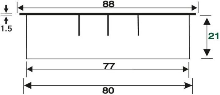 Produktbild Bachmann Kabeldurchführung rund Zinkdru (Kabeldurchlass, 8 cm)