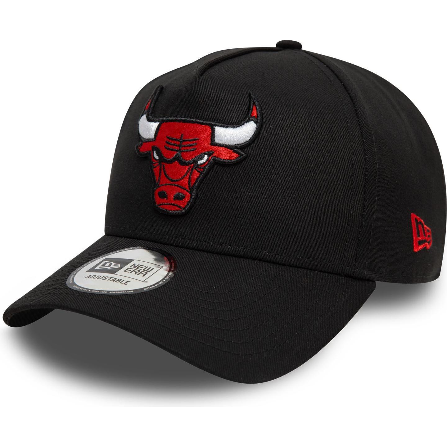 New Era, Herren, Cap, E-Frame Snapback Cap - SIDEPATCH Chicago Bulls, Schwarz, (One Size)