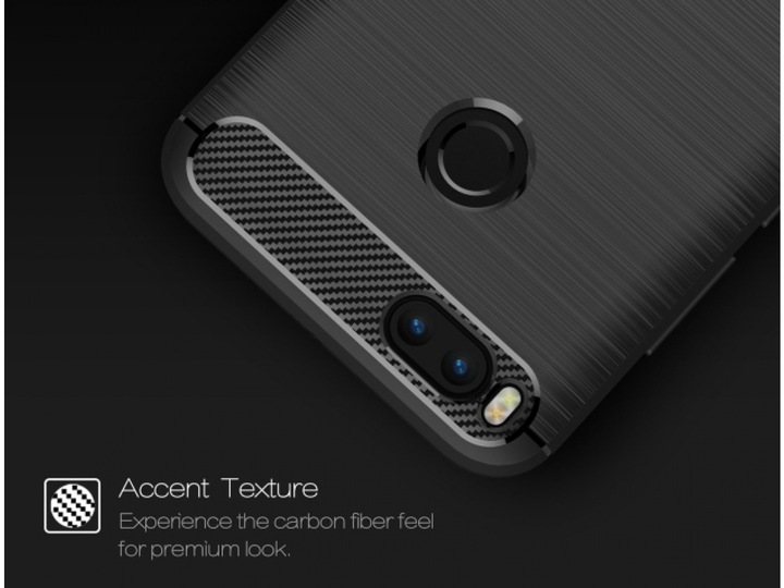 Produktbild Screenguard Xiaomi Mi A1 Hülle Carbon Brushed Soft TPU (Xiaomi Mi A1)
