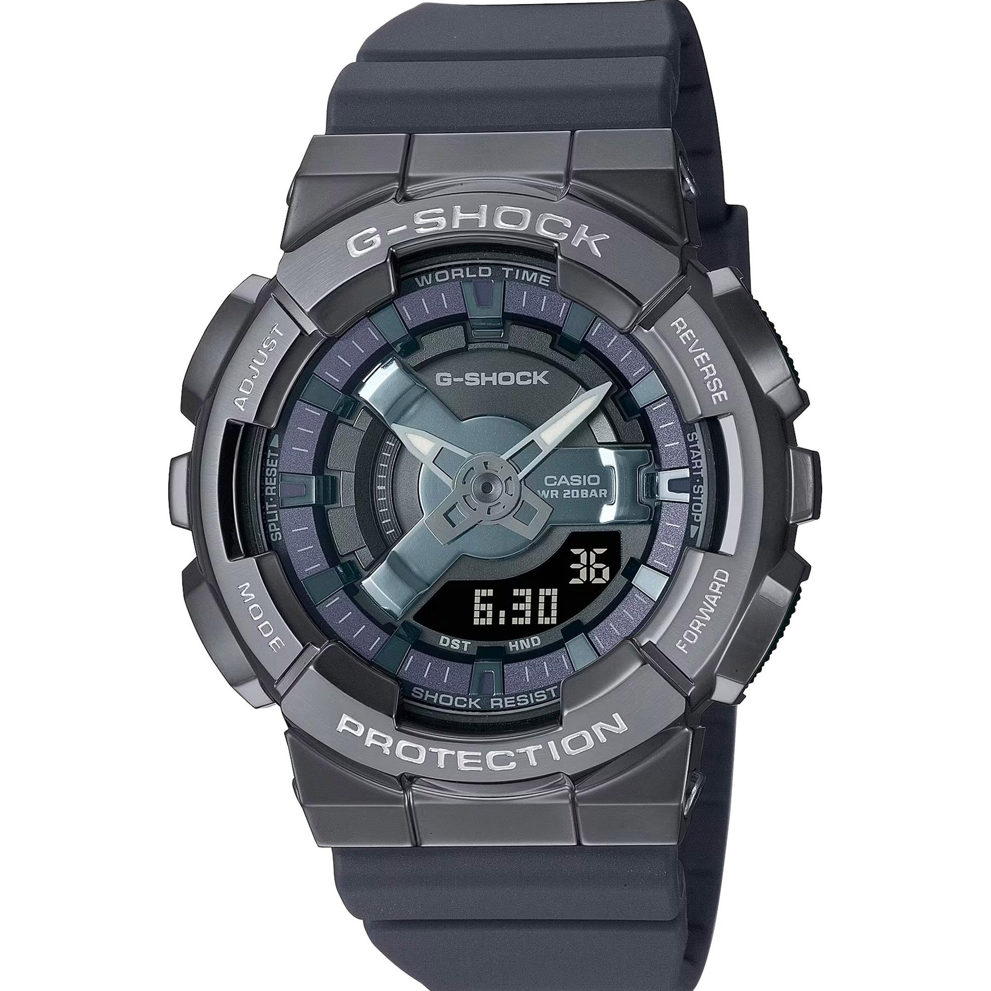 G-Shock, Orologio da polso, GM-S110B-8AER, Grigio, (Cronografo, 46 mm)