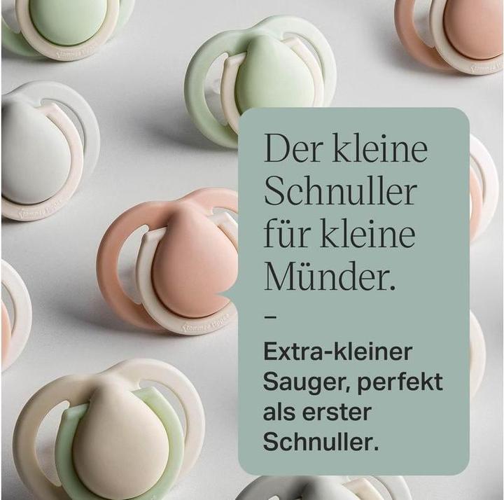 Actual product image Tommee Tippee Ser Schnuller 0-2 M. 2 tlg. (2x, 0 - 2 Months)