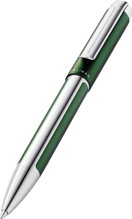 Image du produit Pelikan Stylo à bille PURA K40 Vert forêt Boîte cadeau (Argent, Forest green, 1 x)