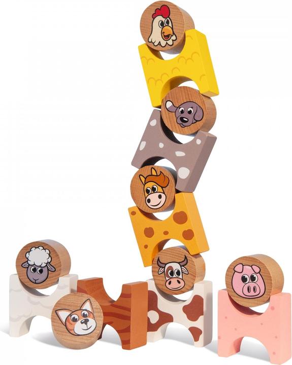 Actual product image Eichhorn Stacking game farm
