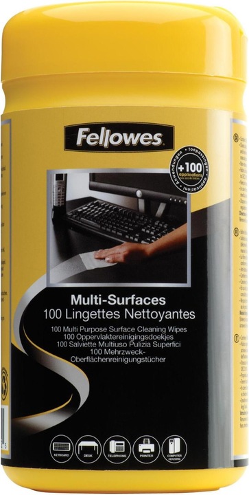 Immagine prodotto Fellowes Panni per la pulizia delle superfici, 100 pezzi (100 x)
