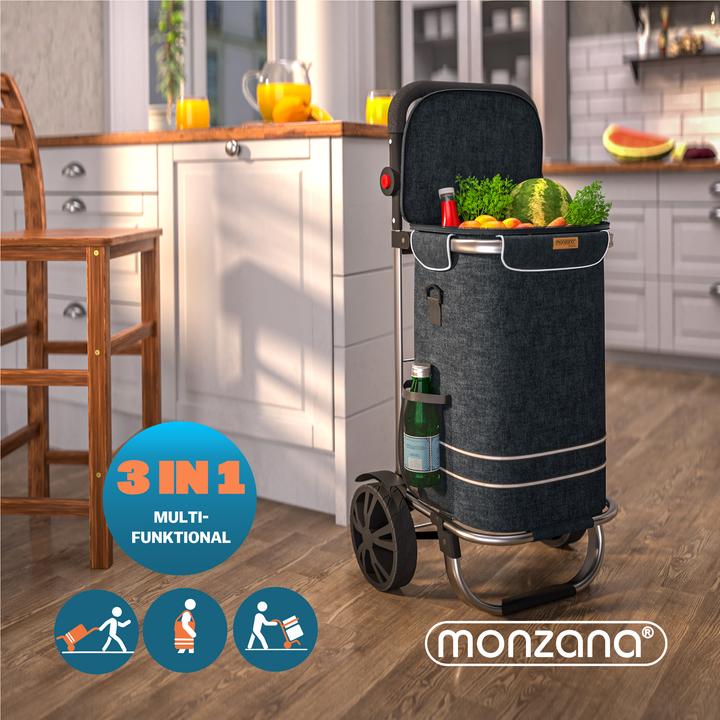 Image du produit Monzana Chariot de courses 2 en 1