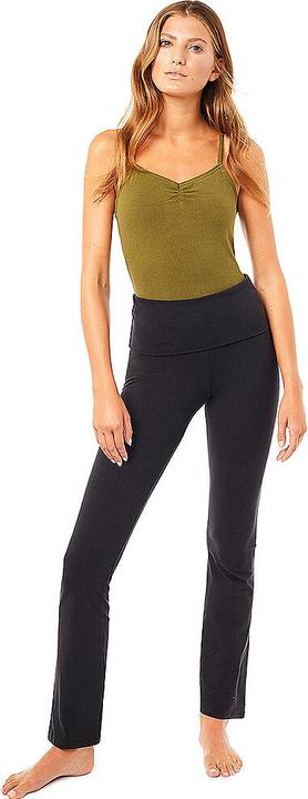 Actual product image Mandala Yoga Pants Classic Rolldown Black