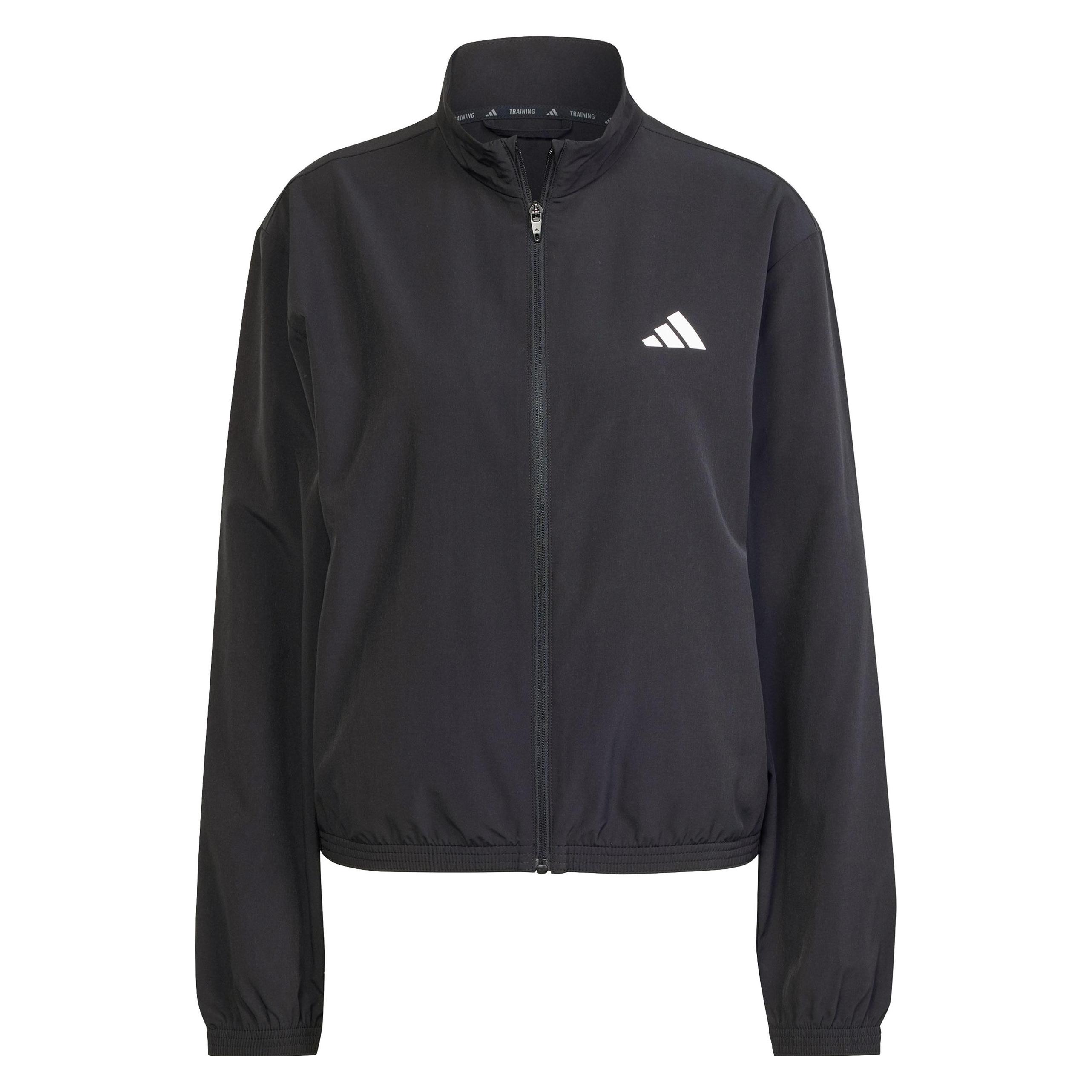 Adidas, Vrouwen, Trainingsjassen, Essentials Woven Warm Up (L), Zwart, L