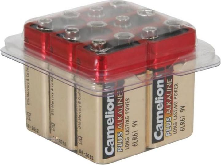 Actual product image Camelion 9 V block battery alkaline mang (6 pcs., 9V Block, 700 mAh)