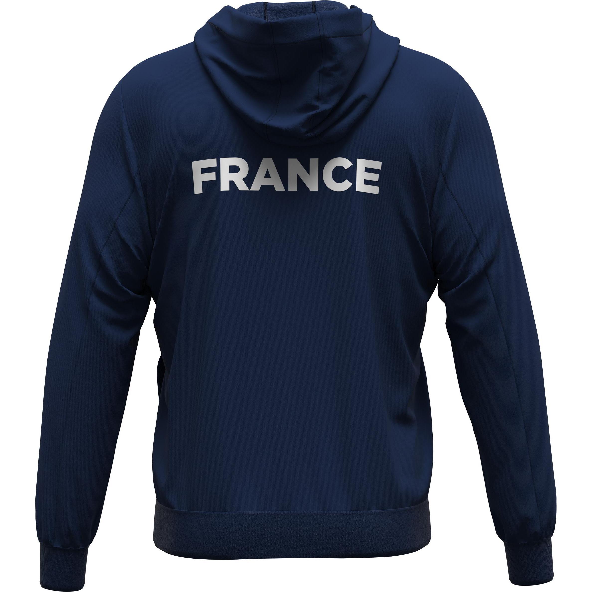 Thumbnail - Errea, Herren, Pullover, kapuzensweatshirt france wire 3.0 2024/25, Blau, (M)