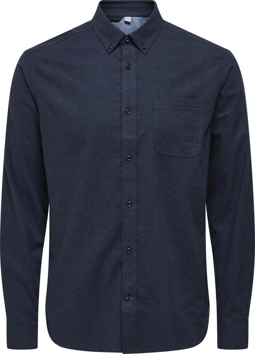Produktbild Only & Sons Normal geschnitten Hemdkragen Hemd Hemd (XXL)